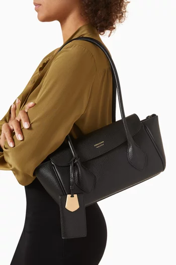 East-West Tote Bag in Calfskin Leather