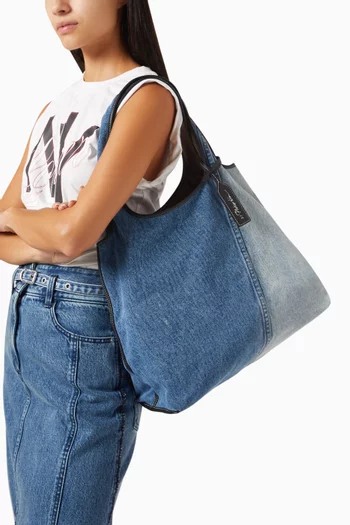 Market Tote Bag in Denim