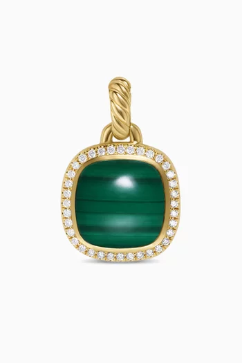 Albion® Diamond Enhancer in Malachite & 18kt Yellow gold