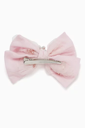 Bow Hairclip in Tulle