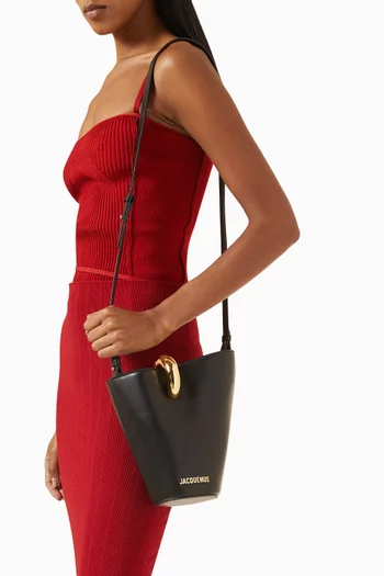 حقيبة باكيت لو بوتيت بامبولا ميني جلد أبقار