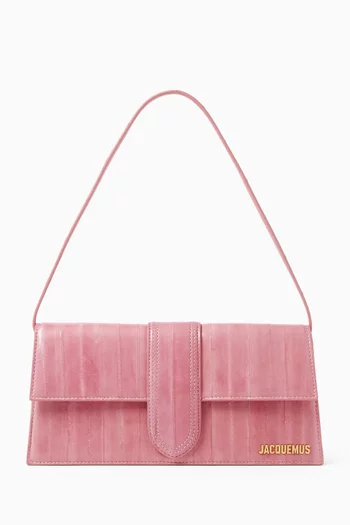 Le Bambino Long Shoulder Bag in Eel Leather
