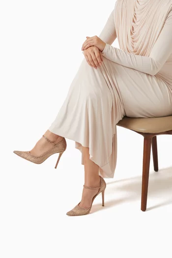 حذاء كلاسيك ماري جين رانيا بكعب 105 مم أورجانزا