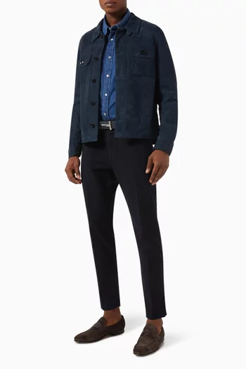 Moleskin Chino Pants in Cotton-blend