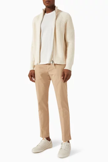 Moleskin Chino Pants in Cotton-blend