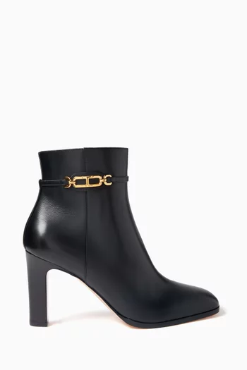 Whitney 90 Ankle Boots in Leather