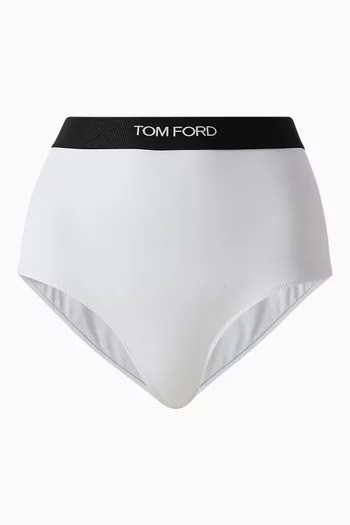 Signature High-waisted Briefs in Modal