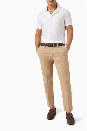 Tennis Polo Shirt in Cotton Piqué