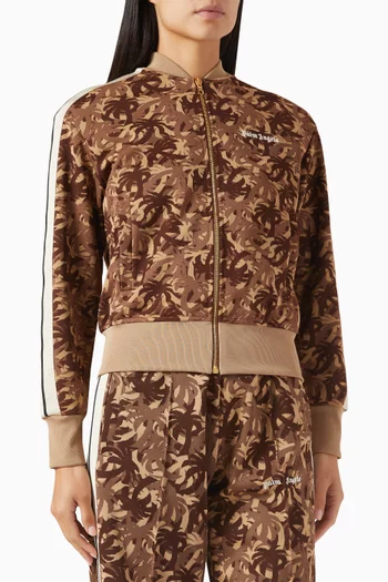 Tree-print Bomber Jacket