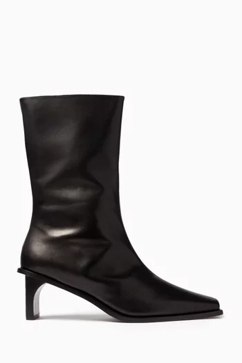 Border 60 Ankle Boots in Leather