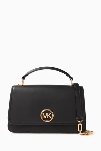 Medium Delancey Crossbody Bag in Leather