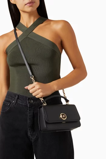Small Delancey Satchel Bag in Leather