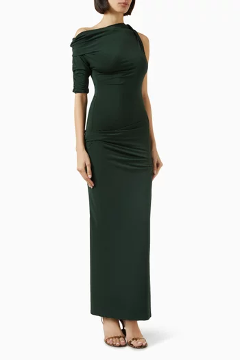 La Robe Drapeado Dress in Viscose Blend