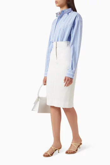 Le Chemise Simon Shirt in Cotton Poplin