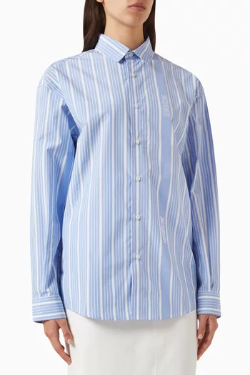 Le Chemise Simon Shirt in Cotton Poplin