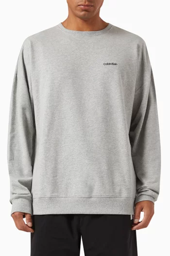 Lounge Sweatshirt in Cotton-blend Terry