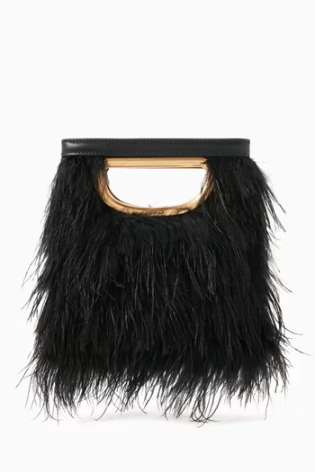 Mini Square Feather Pochette