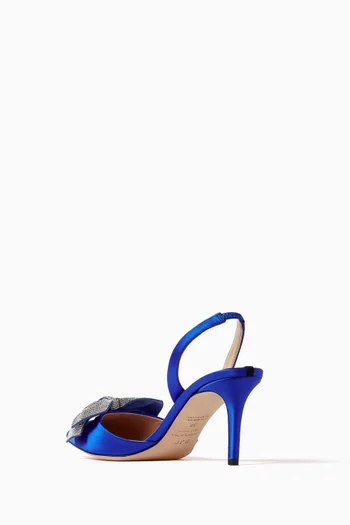 Jamil 70 Slingback Pumps in Satin