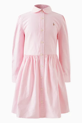 Polo Pony Shirt Dress in Cotton