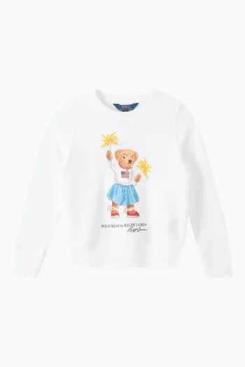 Polo Bear Sweatshirt in Cotton