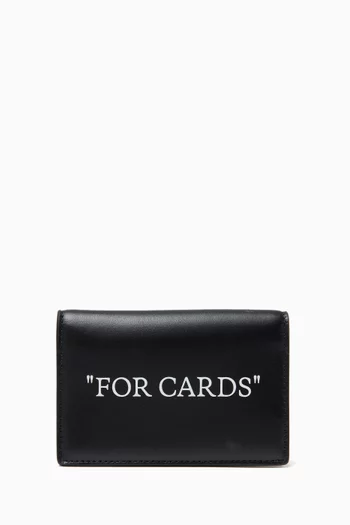 "For Cards" Bifold Wallet in Leather