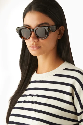 Inflated Sunglasses in Acetate
