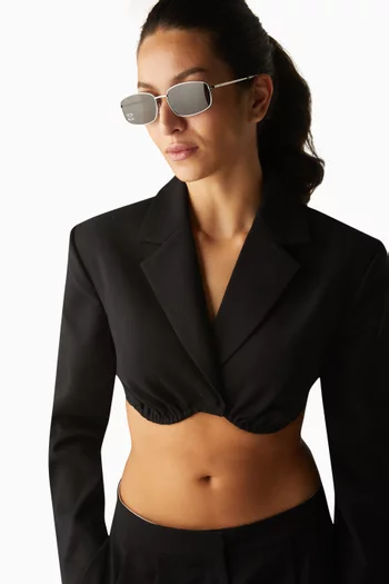 Triomphe 01 Sunglasses in Metal