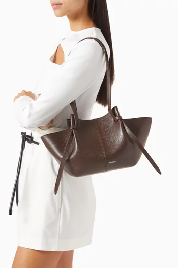 Mochi Tote Bag in Pebble Grained Leather