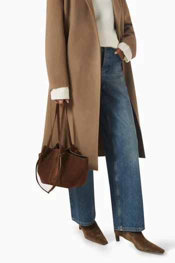 Mochi Tote Bag in Suede