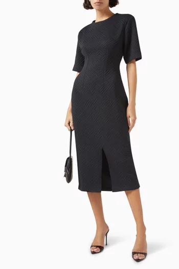 Structured Midi Dress