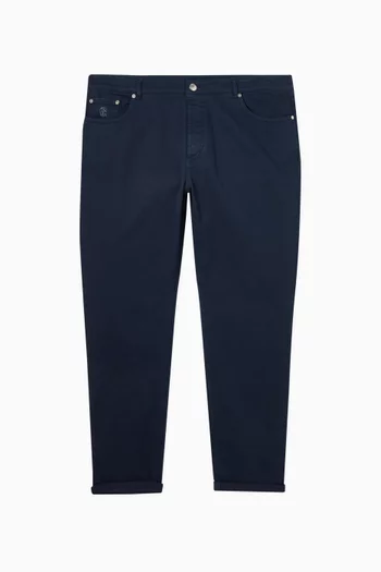 Garment-dyed Jeans in Denim