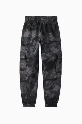 Allover Print Cargo Pants