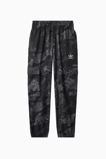 Allover Print Cargo Pants