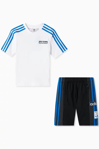 T-shirt & Shorts Set in Cotton-jersey