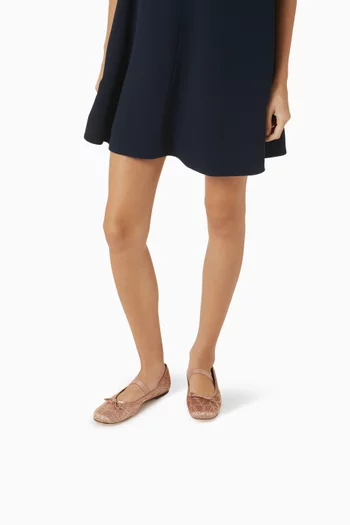Toile Iconographe Ballet Flats in Satin