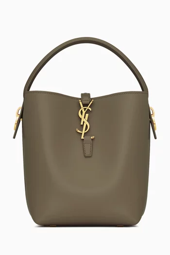Small Le 37 Bucket Bag in Calfskin Leather