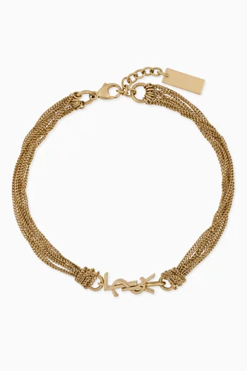 Cassandre Tassel Bracelet in Gold-tone Metal