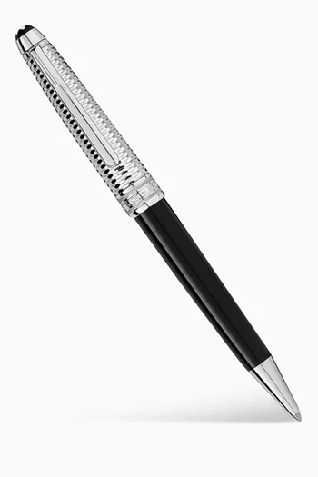 Buy Montblanc Black Meisterstuck Doue Geometry 164 Ballpoint Pen For UNISEX Online Ounass UAE