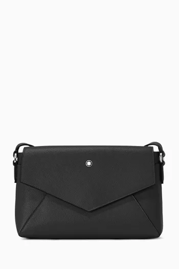 Small Sartorial Double Bag in Leather