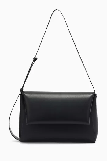 Medium Envelope Messenger Bag in Leather