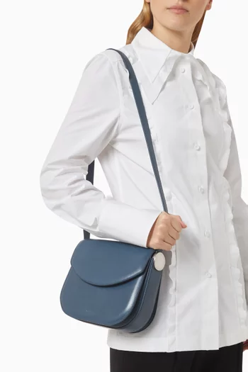 Coin Crossbody Bag in Leather