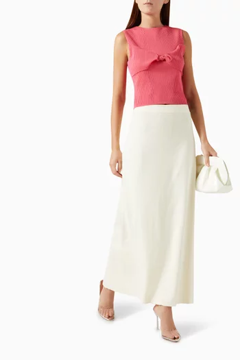 Bronte Twist-front Sleeveless Top