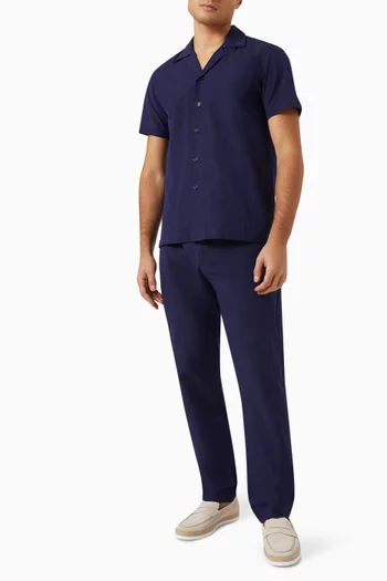 Resort Shirt in Seersucker