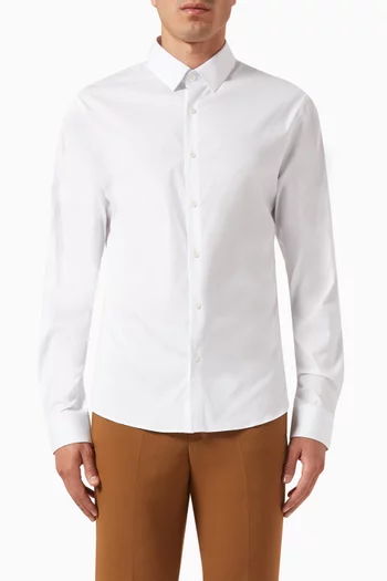 Button-up Shirt in Cotton-blend