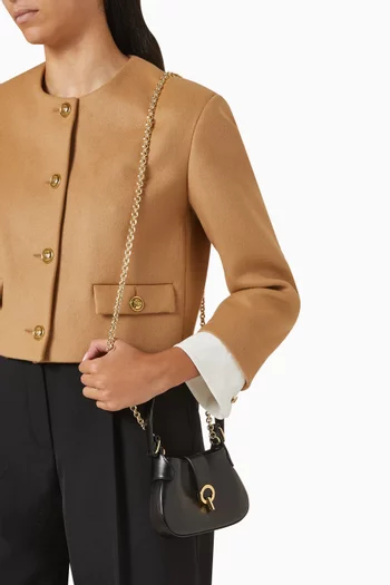 Nano Sweet Janet Crossbody Bag in Leather