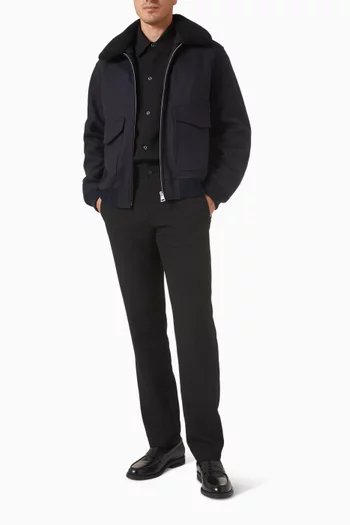 Button-up Shirt in Viscose-blend