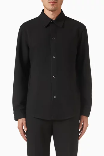 Button-up Shirt in Viscose-blend
