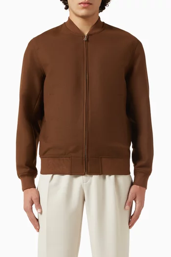 New Teddy Bomber Jacket in Wool-blend