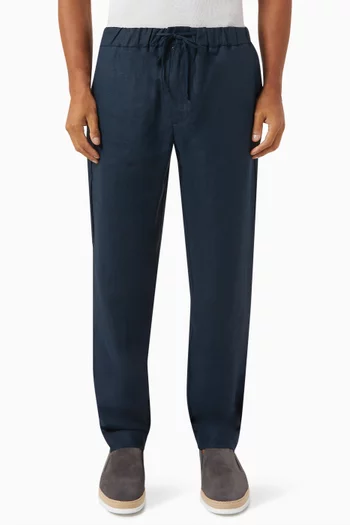 Drawstring Pants in Linen