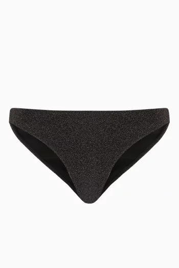 Dark Moon Bikini Briefs in Lurex